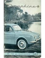 1958 RENAULT DAUPHINE INSTRUCTIEBOEKJE ENGELS, Auto diversen