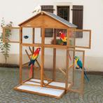 Volière | Vogelkooi | Vogelhok | 115x58x164cm | Bruin | Hout, Verzenden, Nieuw