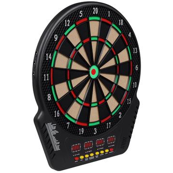 HOMCOM Elektronische dartbord met 6 darts, 24 dartkoppen en beschikbaar voor biedingen