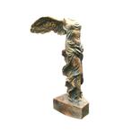 Engel - Nikè - polystone beeld - 53 cm - groen met goud, Tuin en Terras, Ophalen of Verzenden, Nieuw