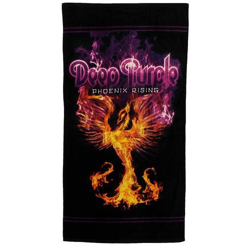 Deep Purple Phoenix Rising Badlaken Strandlaken 70x140cm -, Huis en Inrichting, Badkamer | Badtextiel en Accessoires, Verzenden