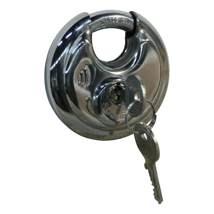 Novio Discusslot RVS Ø70, gelijksluitend, Auto diversen, Aanhangwagen-onderdelen, Ophalen of Verzenden