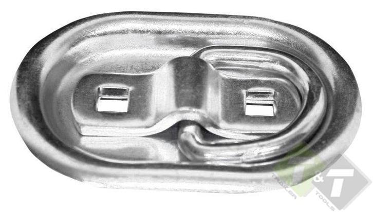 Vloerring Verzinkt - Bindoog Voor De Aanhanger - Sjoroog Met, Doe-het-zelf en Verbouw, IJzerwaren en Bevestigingsmiddelen, Overige typen