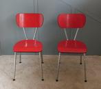 Stoel - Chroom, Formica - Twee vintage stoelen
