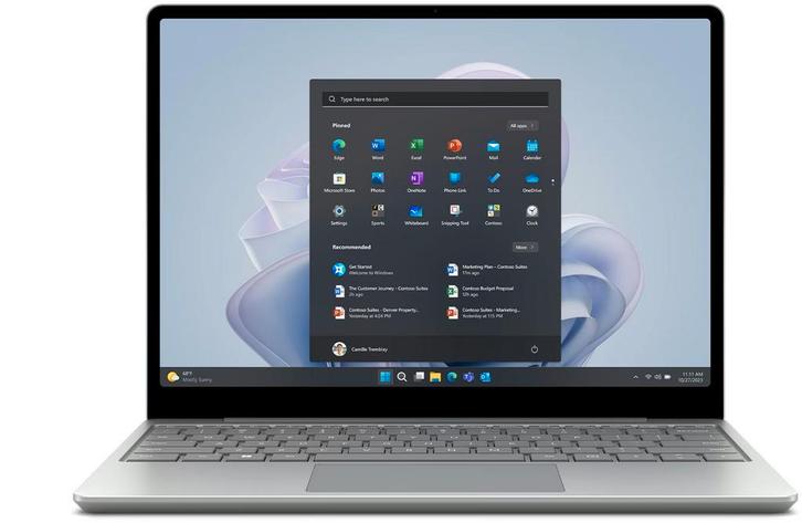 Microsoft Surface laptop GO 3 12,4 , 8GB , 256GB SSD ,, Computers en Software, Windows Laptops, 2 tot 3 Ghz, SSD, Qwerty, Refurbished