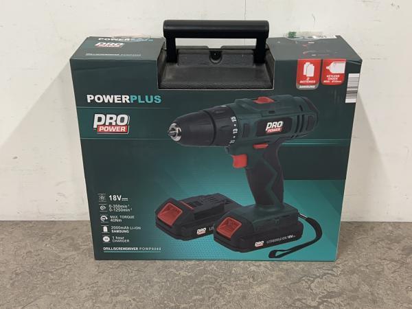 Veiling - Powerplus schroef- en boormachine POWP8040, Doe-het-zelf en Verbouw, Gereedschap | Boormachines