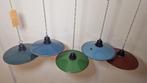 Plafondlamp - Emaille, Staal - Emaille lamp 5 stuks