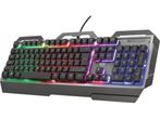 Veiling - Trust GXT 856 Torac toetsenbord USB QWERTY Zwart, Computers en Software, Toetsenborden, Nieuw