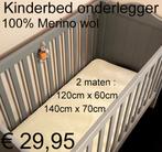 Onderlegger voor Kinderbed 100% MERINO WOL DEKEN € 29,95, Huis en Inrichting, Nieuw, Ophalen of Verzenden