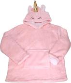 Hoodie kinderen gevoerd - roze met op de capuchon een unicor, Kleding | Dames, Mutsen, Sjaals en Handschoenen, Verzenden, Nieuw