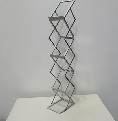 Deflecto draagbare folderhouder, metaal, 27,5 x 150 x 37 cm, Diversen, Overige Diversen, Ophalen