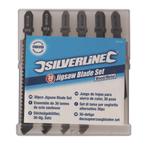 Silverline Set decoupeerzaagbladen - hout en metaal - T-s..., Ophalen of Verzenden, Nieuw