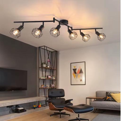 Ultradunne Verstelbare LED Plafondlamp – Modern Aluminium, Huis en Inrichting, Lampen | Plafondlampen, Nieuw, Verzenden