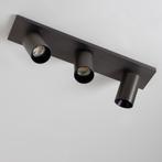 Lynn 3 Opbouwspot Gun Metal Binnenverlichting Spots opbouw, Huis en Inrichting, Verzenden, Nieuw