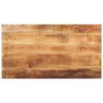 Massief Mangohout Tafelblad 120x50 - Tweedekansje - 40%, Huis en Inrichting, 100 tot 150 cm, Rustiek, Nieuw, Tafelblad
