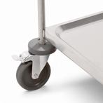 Gebruikte RVS wagens serveerkar met 2 etages, Ophalen of Verzenden, Gebruikt