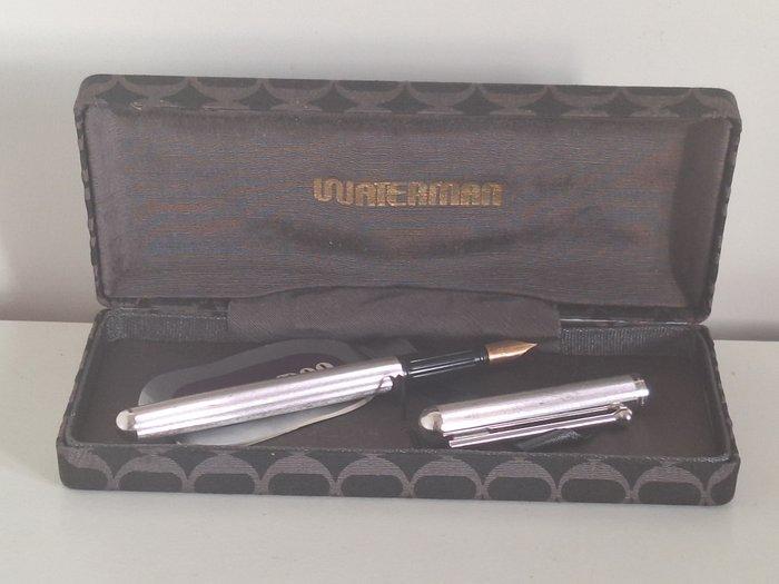 Waterman - GOUTTE plaqué argent GODRONS - Vulpen, Verzamelen, Pennenverzamelingen