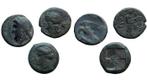 Griekenland (Magna Graecia). Lot of 3 Æ coins,  Sicily,