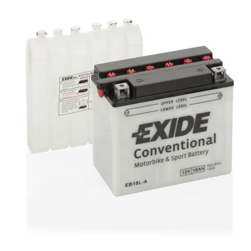 Exide Conventional 12V accu | EB18L-A | 12V 18Ah, Auto-onderdelen, Accu's en Toebehoren, Ophalen of Verzenden