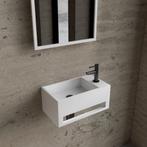Fonteinset BWS Solid Surface Met Handdoekhouder Rechts Wit, Doe-het-zelf en Verbouw, Sanitair, Ophalen of Verzenden, Nieuw, Overige typen