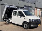 Volkswagen Transporter 2.0 TDI L2H1 150pk DC, Stof, Gebruikt, Volkswagen, Wit