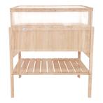 Kweekbak | Plantenbak | Kweektafel | 97,5x49x120 cm | Hout, 100 cm of meer, Verzenden, Nieuw, Balkon