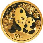 Gouden China Panda 3 gram 2024, Goud, Oost-Azië, Losse munt, Verzenden