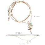 Alista Ballerina Armband met Parels en Gouden Kralen B33168, Nieuw, Verzenden