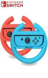Switch Joy-Con Wheel Third Party Rood &amp; Blauw - iDEAL!, Spelcomputers en Games, Spelcomputers | Nintendo Consoles | Accessoires