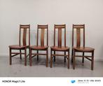 Stoel - Kersenhout - Set van vier vintage stoelen