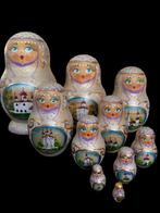 Beeld, Matroesjka 10-delig - 20 cm - Hout - 1994