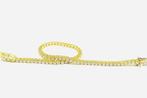 Tennis armband - 18 karaat Geel goud -  3.15ct. tw. Diamant