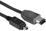 Hama Firewire Kabel 4-pin/6-pin plug 2m, Computers en Software, Pc- en Netwerkkabels, Ophalen of Verzenden, Nieuw