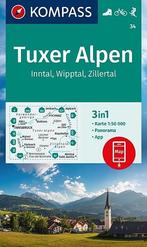 Wandelkaart 34 Tuxer Alpen, Inntal, Wipptal, Zillertal, Boeken, Nieuw, Verzenden