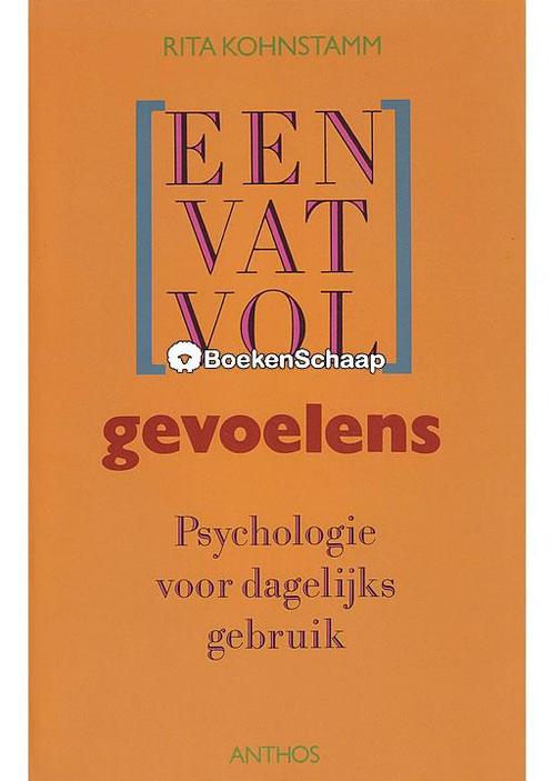 Een vat vol gevoelens Rita Kohnstamm, Boeken, Psychologie, Verzenden
