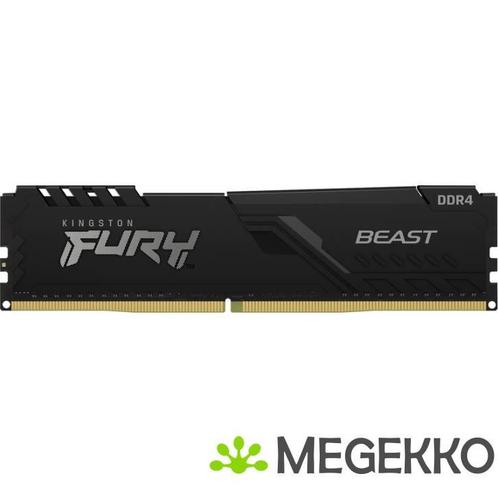 Kingston DDR4 FURY Beast 1x8GB 3600, Computers en Software, RAM geheugen, Nieuw, Verzenden