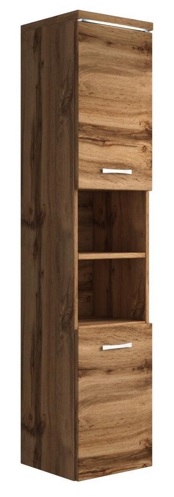 Badkamerkast Paso 35 x 35 x 160 cm Eiken Kolomkast, Huis en Inrichting, Badkamer | Badkamermeubels, Nieuw, (Half)hoge kast, Verzenden