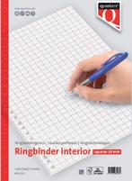 Ringbandinterieur A4 ruit 10 mm 23-gaats 100 vel Quantore, Verzenden, Nieuw