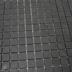 Leiden Negro 25x25 mm mozaiek op matten van 33x33 cm, Nieuw, Verzenden