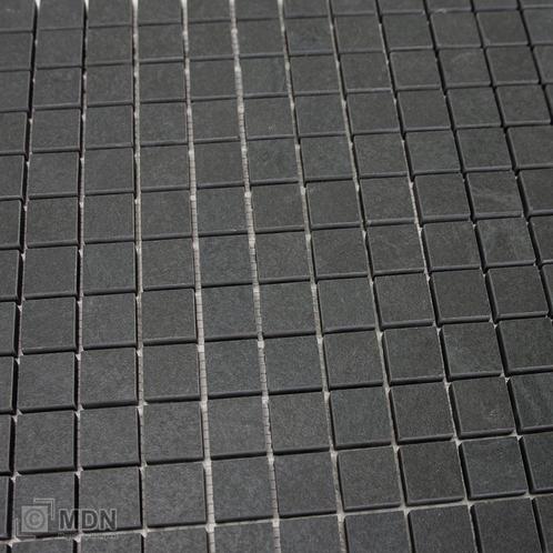Leiden Negro 25x25 mm mozaiek op matten van 33x33 cm, Doe-het-zelf en Verbouw, Tegels, Nieuw, Verzenden