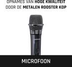 Karaoke Microfoon – Draadloos - Zwart – Lenco - MCW-011BK •, Muziek en Instrumenten, Verzenden, Zo goed als nieuw