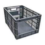 Magazijn grijpbak 60x40x32cm stapelbaar geperforeerde, Ophalen of Verzenden, Gebruikt