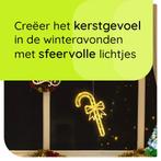 Kerstverlichting Raam Zuurstok - 22x12cm - Inclusief, Diversen, Kerst, Verzenden, Nieuw