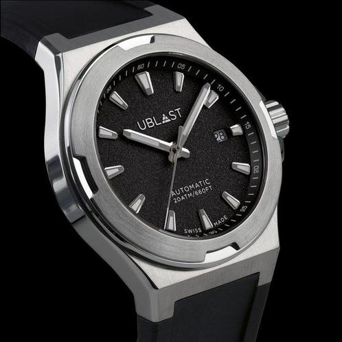 Ublast - Beyond - Automatic Swiss Made - REF.UBBEYS42BK -, Sieraden, Tassen en Uiterlijk, Horloges | Heren