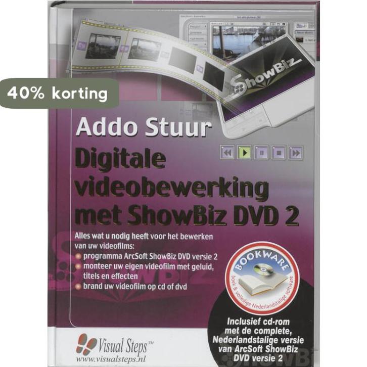Digitale videobewerking met ShowBiz DVD 2 9789059053038, Boeken, Informatica en Computer, Zo goed als nieuw, Verzenden