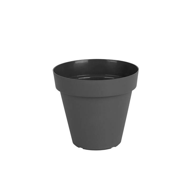 Grote bloempot voor buiten antraciet 80 cm x 67cm, Tuin en Terras, Bloempotten, 40 tot 70 cm, 40 cm of meer, Rond, Nieuw, Kunststof