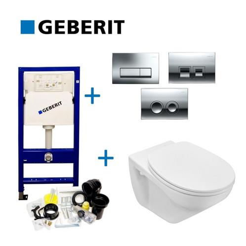 Geberit UP100 Toiletset set78 Sanindusa Cetus Randloos met, Doe-het-zelf en Verbouw, Sanitair, Overige typen, Nieuw, Ophalen of Verzenden