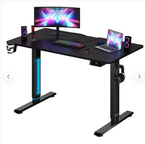 Bureau In hoogte verstelbaar - Zwart  110x60x73-118cm, Huis en Inrichting, Stoelen, Nieuw, Verzenden