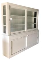 Witte strakke buffetkast Petten 240cm, Ophalen of Verzenden, Nieuw