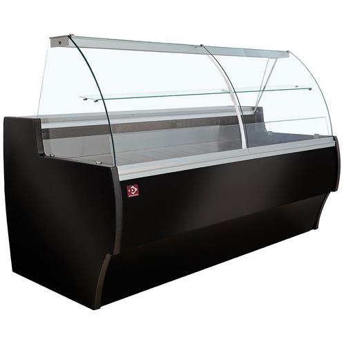 Diamond Koeltoonbank Zwart | Mantova | +2°c/+4°c | Geforceer, Witgoed en Apparatuur, Koelkasten en IJskasten, Ophalen of Verzenden